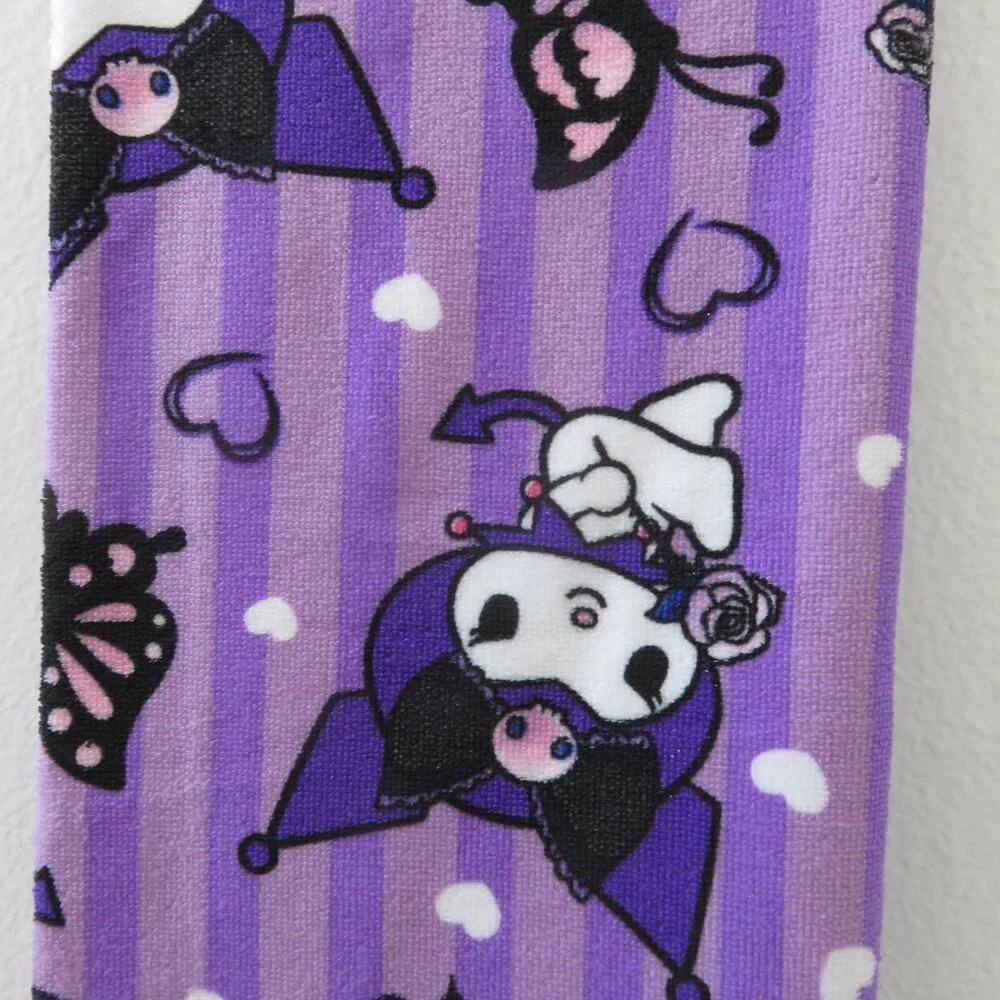 (#116) Kuromi by Sanrio beach towel 27in x 54in